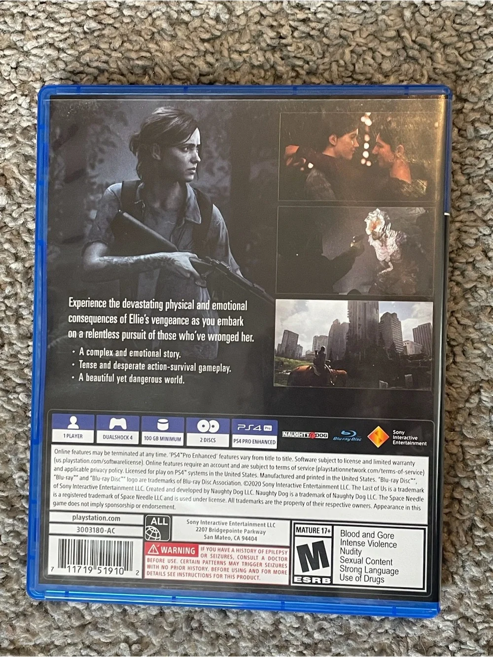 The Last of Us Part II PS4 Video Game